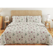 Комплект постільної білизни ТЕП "Soft dreams" Branch on White, 70x70 сімейний
