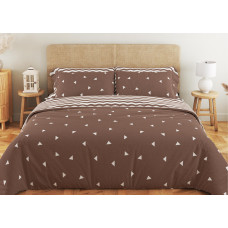 Комплект постільної білизни ТЕП "Soft dreams" Cappuccino Night, 70x70 двоспальний