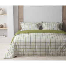 Комплект постільної білизни ТЕП "Happy Sleep" Olive Check, 50x70 полуторний