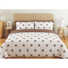 Комплект постільної білизни ТЕП "Soft dreams" Morning Star Cappuccino, 70х70 сімейний
