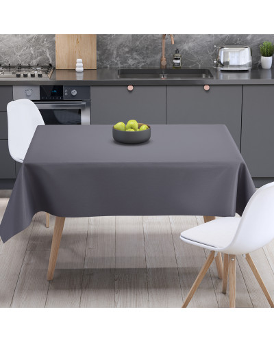 Скатертина "Aquastop" 140*180 см водовідштовхуюча Dark Gray