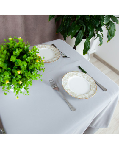 Скатертина "Aquastop" 140*180 см водовідштовхуюча Light Gray