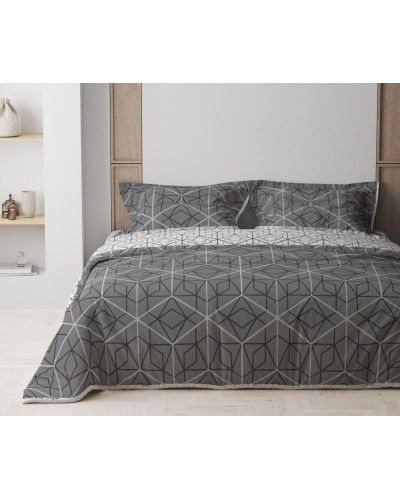 Комплект постільної білизни ТЕП "Happy Sleep" Quadro Star grey, 50x70 сімейний