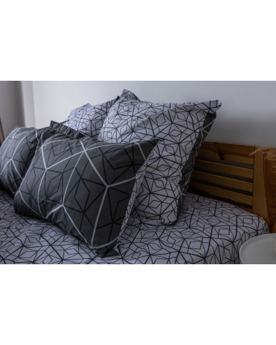 Комплект постільної білизни ТЕП "Happy Sleep" Quadro Star grey, 50x70 сімейний