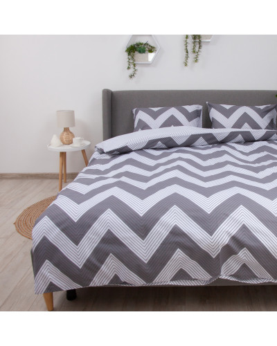 Комплект постільної білизни ТЕП "Happy Sleep" Grey Peak, 50x70 сімейний