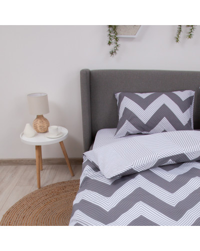 Комплект постільної білизни ТЕП "Happy Sleep" Grey Peak, 50x70 сімейний