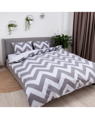 Комплект постільної білизни ТЕП "Happy Sleep" Grey Peak, 50x70 сімейний