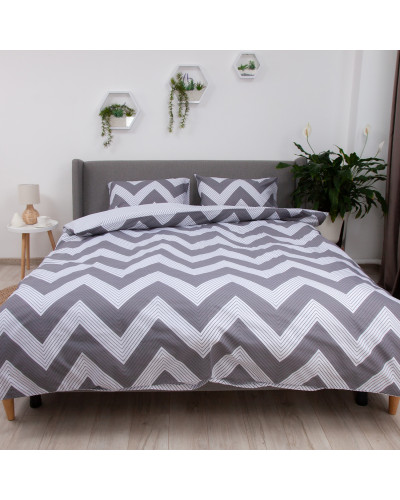 Комплект постільної білизни ТЕП "Happy Sleep" Grey Peak, 50x70 сімейний