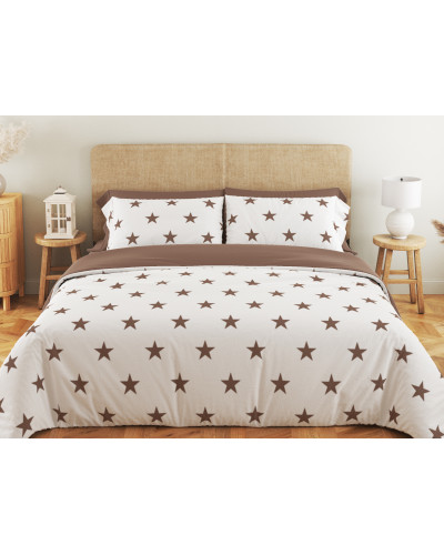 Комплект постільної білизни ТЕП "Soft dreams" Morning Star Cappuccino, 70x70 полуторний