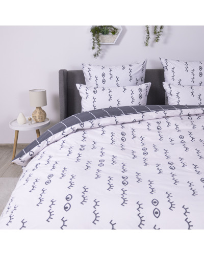 Комплект постільної білизни ТЕП "Soft dreams" White Look, 70x70 євро