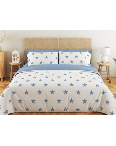 Комплект постільної білизни ТЕП "Soft dreams" Morning Star Blue, 70x70 полуторний