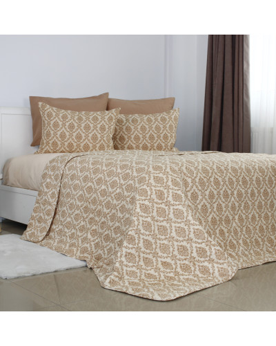 Покривало ТЕП "ELEGANT COTTON" 220*240 см 1 шт наволочка 50*70 см Beige Fantasy