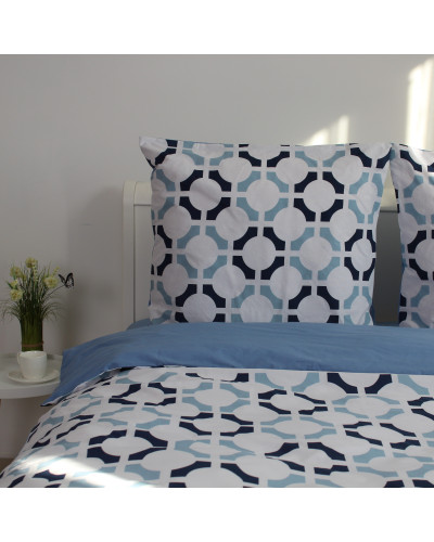 Комплект постільної білизни ТЕП "Happy Sleep" Ocean Grid, 50х70 євро