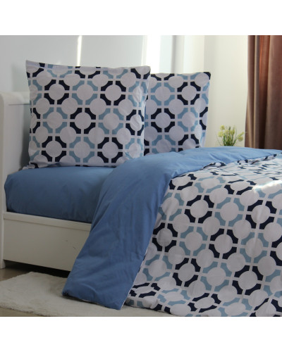 Комплект постільної білизни ТЕП "Happy Sleep" Ocean Grid, 50х70 сімейний