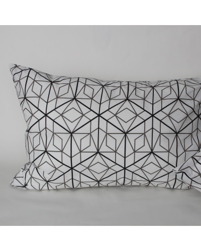 Комплект наволочок ТЕП Quadro Stars grey Rev, 50x70 см