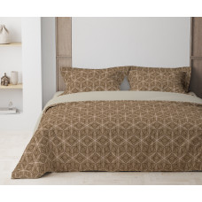 Комплект постільної білизни ТЕП "Happy Sleep" Bronze Grid, 50x70 сімейний