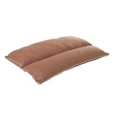 Подушка комбінована з гречаним лушпинням та холлофайбером Homefort «Гера» (коричневий)