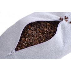 Подушка комбінована з гречаним лушпинням та холлофайбером Homefort «Гера» (блакитний)