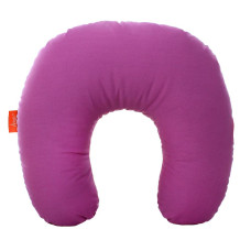 Подушка Дорожня з Гречаним лушпинням Homefort (пурпурний) 30х30 см