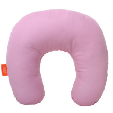 Подушка Дорожня з Гречаним лушпинням Homefort (рожевий) 30х30 см