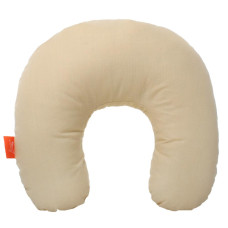 Подушка Дорожня з Гречаним лушпинням Homefort (молочний) 30х30 см