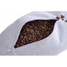 Подушка Валик з Гречаним лушпинням Homefort (синій), 15×50 см