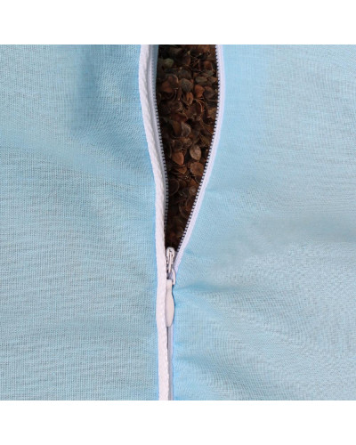 Подушка з Гречаним лушпинням Homefort «Цілюща» (блакитний)