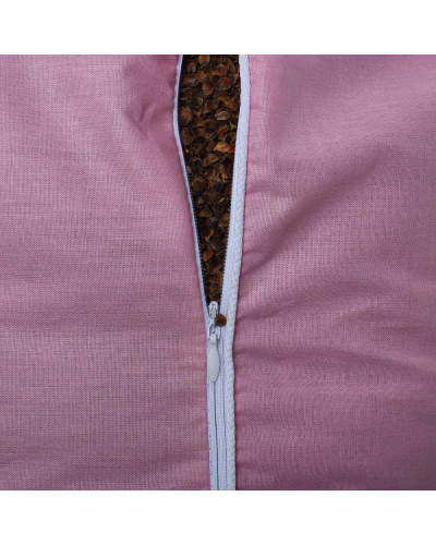 Подушка з Гречаним лушпинням Homefort «Цілюща» (рожевий)