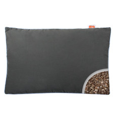 Подушка для сну з Гречаним лушпинням Homefort «Цілюща» (сірий)