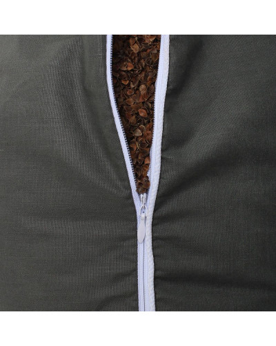 Подушка для сну з Гречаним лушпинням Homefort «Цілюща» (сірий)