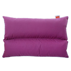 Подушка комбінована з гречаним лушпинням та холлофайбером Homefort «Гера» (пурпурний)