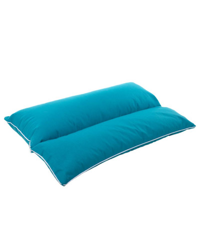 Подушка комбінована з гречаним лушпинням та холлофайбером Homefort «Гера» (бірюзовий)