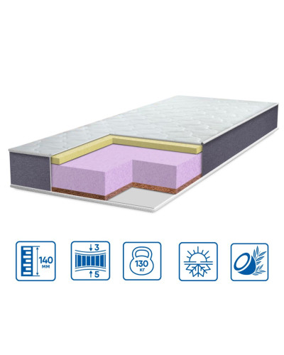 Матраци Eurosleep    ESМодель BRAVE "memory-cocos" купити у Postel.biz.ua