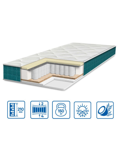 Матраци Eurosleep    ESМодель FRESH "spring memory-cocos" купити у Postel.biz.ua