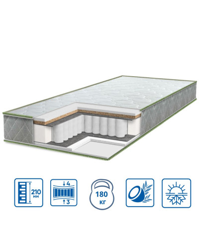 Матраци Eurosleep    ESМодель PULSON "grand cocos" купити у Postel.biz.ua