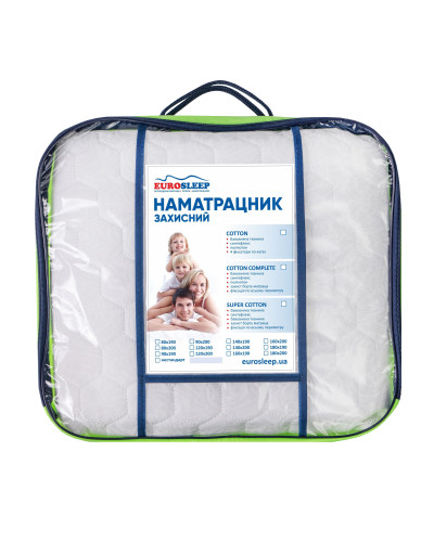 Матрацні чохли та наматрацники Eurosleep    ESНаматрасник COTTON Complete купити у Postel.biz.ua