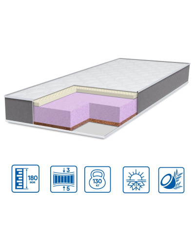 Матрац Eurosleep ТWIN LATEX  COCOS