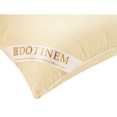 Подушка DOTINEM CASIA GRANDIS холлофайбер 50x70 см чохол мікрофібра бежева (211616-3)