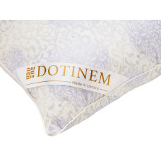 Подушка DOTINEM CASIA GRANDIS холлофайбер 50x70 см чохол мікрофібра срібло (211616-1)
