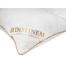 Подушка анатомічна DOTINEM AMELIA  холлофайбер 50х70 см чохол мікрофібра біла  (214715-1)