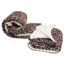 Ковдра зимова Уют хутряна 195х210 см євро чохол бязь (211717-1)