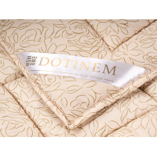 Ковдра зимова DOTINEM DELAINE вовняна 145х210 см полуторна чохол мікрофібра бежева (214869-2)