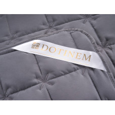 Покривало-ковдра DOTINEM LAURA 200х220 см графітове (218240-6)