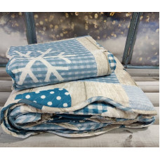 9863 mavi стегані покривало см. Бавовна. Miss Bella Туреччина