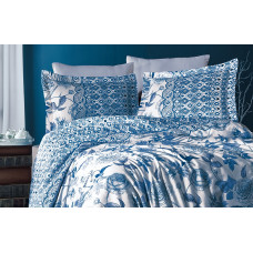 Ageta mavi сатинова постільна білизна.  розмір. Belizza Туреччина.