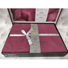 Carolina bordo жаккардова постіль, євро розмір. Belizza Туреччина.