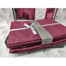 Carolina bordo жаккардова постіль, євро розмір. Belizza Туреччина.