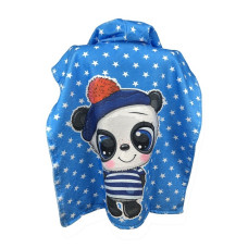 Панда хлопчик дитяче пляжне пончо. Бавовна. Туреччина.