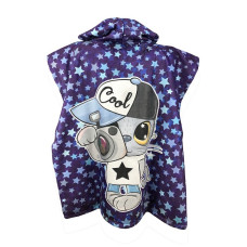 Кошеня хлопчик дитяче пляжне пончо. Бавовна. Туреччина.