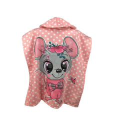 Мишеня, дитяче пляжне пончо. Бавовна. Туреччина.